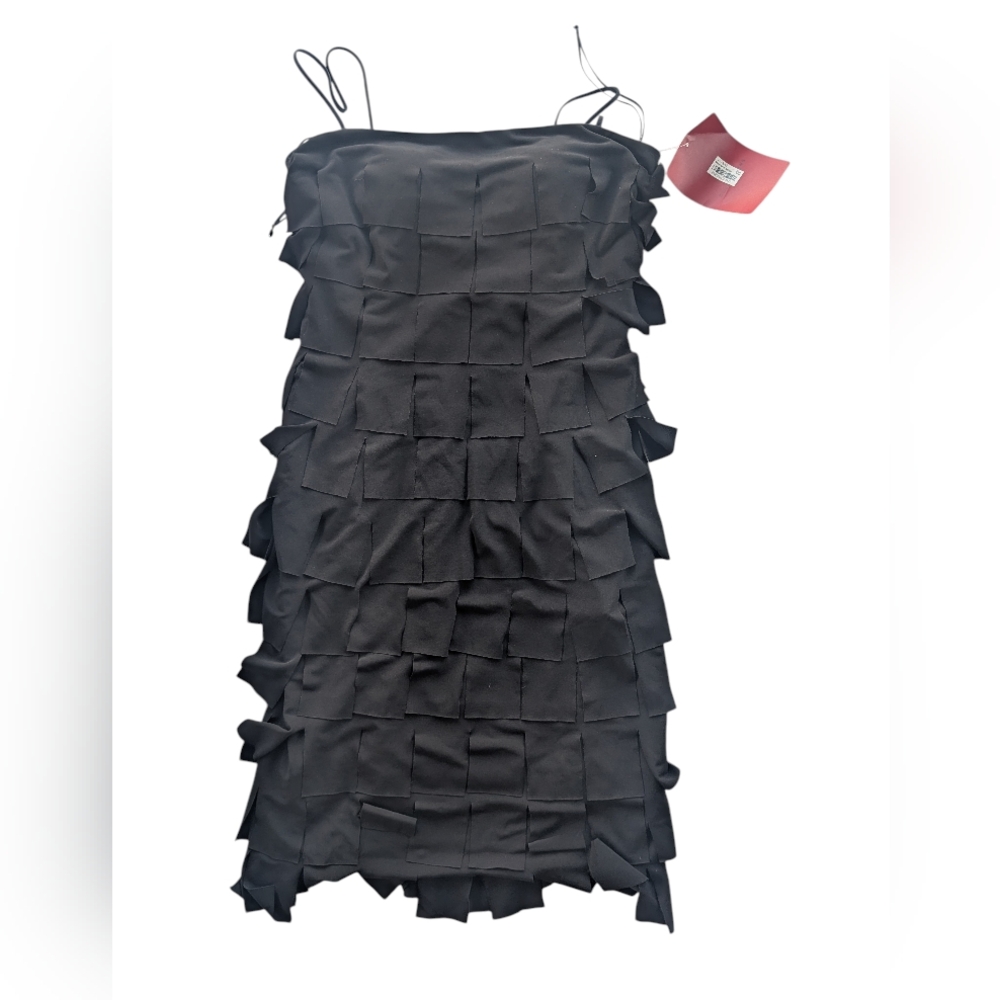Macy's JS Collection Black Little Black Dress Size 8 NWT LBD